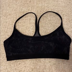 Fabletics Black Lace Sports Bra